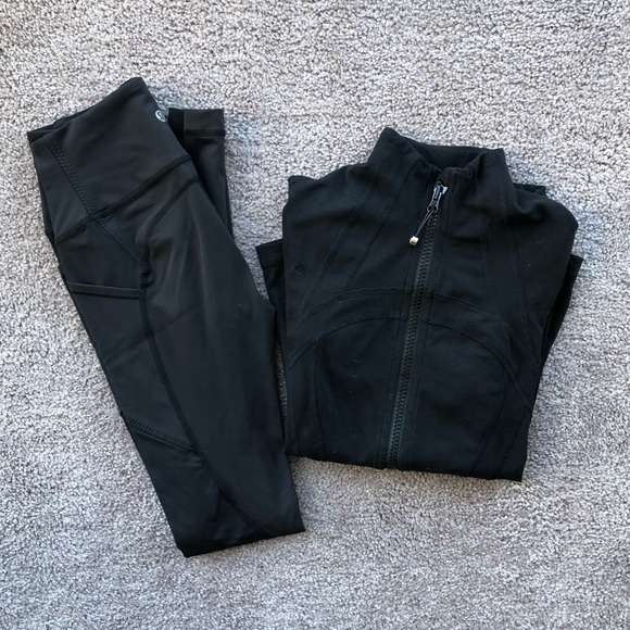lululemon athletica Tops - SIZE 4 Lululemon Jacket & Leggings